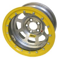 Aero Silver Beadlock Wheels